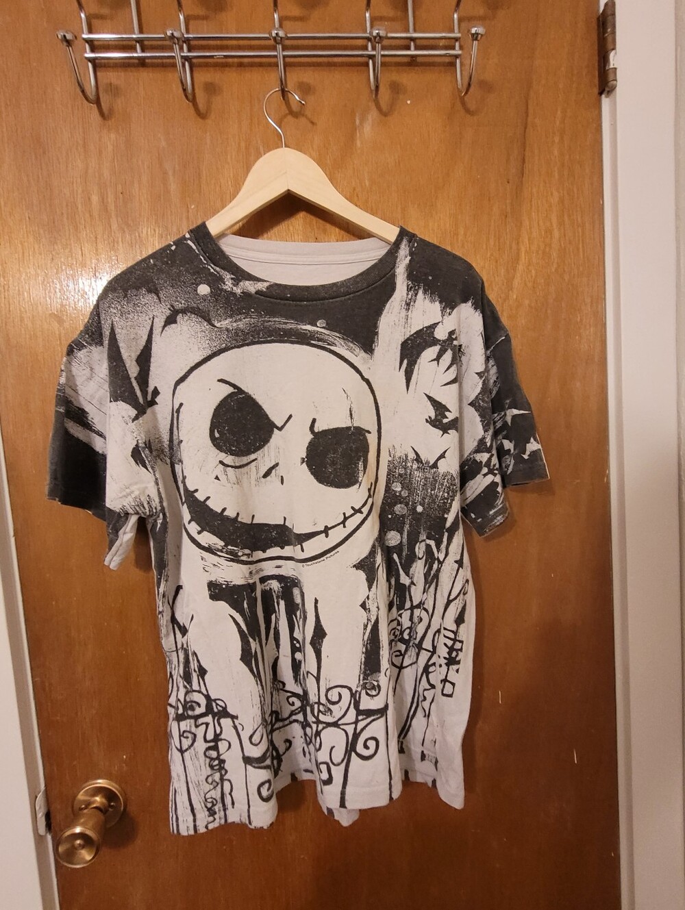 The Nightmare Before Christmas Jack Skellington Head T-shirt Hot Topic 2008